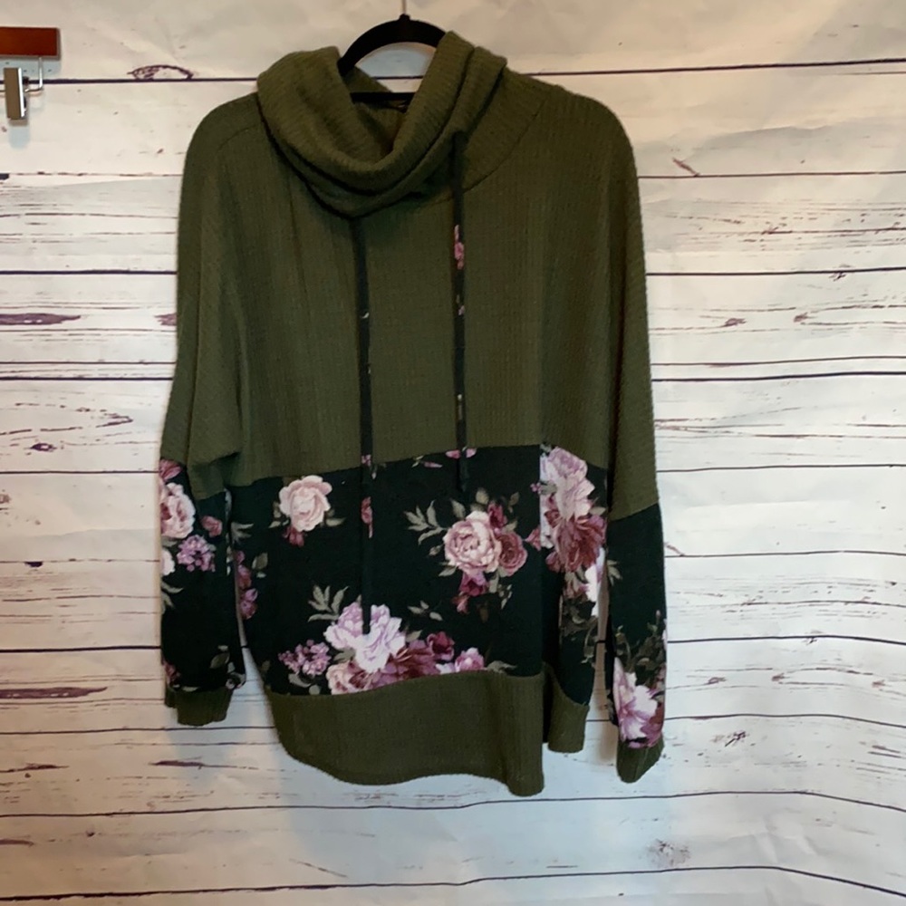Cowl neck top